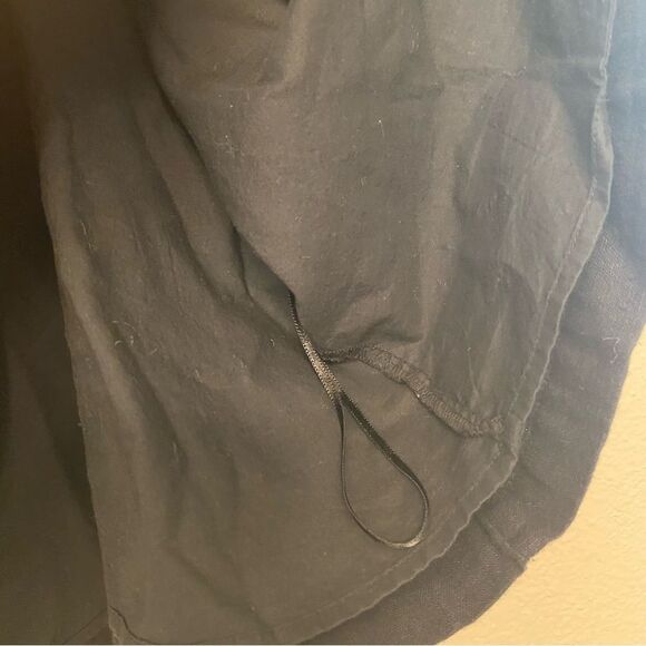 Abercrombie & Fitch Linen puff Sleeve Crop Top Tia Booth collab square neck XXL - Picture 10 of 10